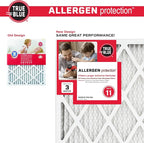 True Blue 14x30x1 MERV 11 Allergen Air Filter | Electrostatic Pleated HVAC - Image 3