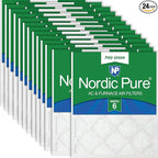 Nordic Pure 18x24x1 Poly Green MERV 6 AC Furnace Air Filters – Reduces Dust by NordicPure