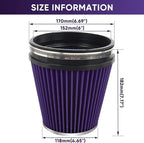 6" 152mm Cold Air Intake Filter Clamp-On Replacement High Flow Inlet Air Filter - Image 2