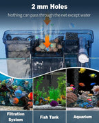 Pawfly 8 Pack Aquarium Filter Media Bags, Fish Tank Fine Mesh Bag - Image 2