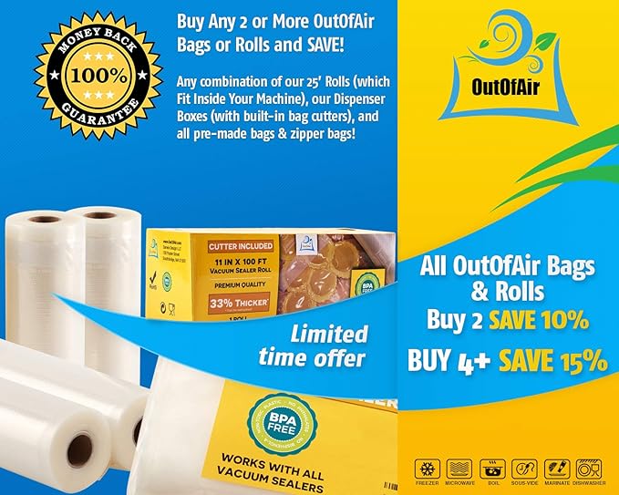 100 Vacuum Sealer Bags: Pint Size by OutOfAir Works - Image 4