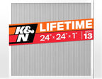 K&N 24X24X1 HVAC Furnace Air Filter, Lasts a Lifetime, Merv 13, the Last HVAC by KNEngineeringInc
