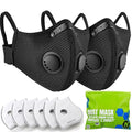 BASE CAMP Upgrade M Plus Dust Mask 2 Pack, Breathable Reusable Dust Face Mask by BASECAMP