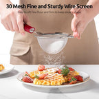 U-Taste Small Fine Mesh Strainer: 18/8 Stainless Steel 3.35in 30 Mesh Kitchen - Image 5
