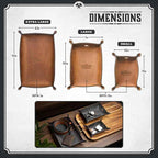 Main Street Forge Leather Valet Tray