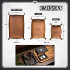 Main Street Forge Leather Valet Tray