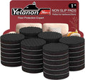 Yelanon Non Slip Furniture Pads -36 pcs 1’’ Furniture Grippers Non Skid