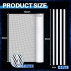 Woanger 2 Pcs 1000 x 300 mm DIY PC Case Dust Filter PC Fan Mesh Filter Air Vent - Image 2