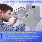 2-Pack Upgraded WA0575 Range Hood Filters Replacement - Image 7