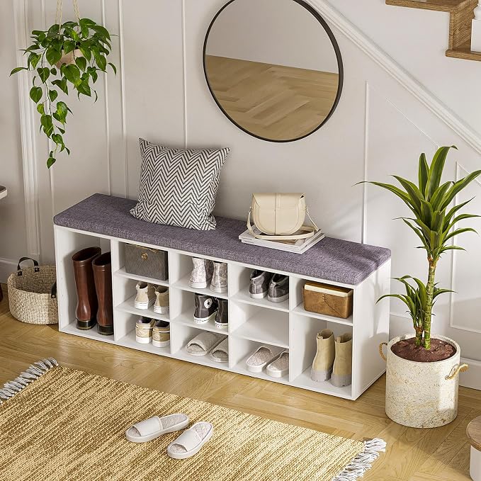 DINZI LVJ Shoe Storage Bench - Image 8