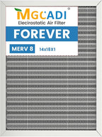 14x18x1 HVAC Furnace Air Filter, Lasts a Lifetime, the Last HVAC Filter You by MGCADI