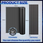 Woanger 2 Pcs 1000 x 300 mm DIY PC Case Dust Filter PC Fan Mesh Filter Floor - Image 2