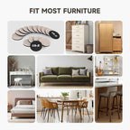 CO-Z 16pcs Felt Furniture Sliders