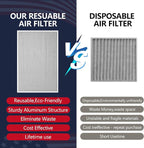 18x24x1 Air Filter, Washable & Reusable Aluminum AC/HVAC Furnace Electrostatic - Image 4