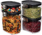 ProKeeper+ Airtight Food Storage Container Set – Clear Plastic Flour and Sugar - Image 3