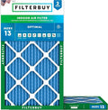 Filterbuy 20x32x1 Air Filter MERV 13 Optimal Smoke & Allergy Defense, by Filterbuy