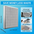 UBeesize 20x25x4 Air Filter HVAC AC Furnace Filter, Reusable Washable, Lasts a - Image 2