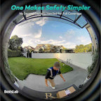BOTSLAB Doorbell Camera Wireless, 5MP Video Doorbell, 180°Panoramic View
