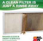 K&N 24X24X1 HVAC Furnace Air Filter, Lasts a Lifetime, Merv 13, the Last HVAC - Image 3
