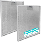 2 Pack WA0575 Range Hood Filters 13.5" x 14.4" x 0.35", 5-Layer Aluminum Mesh by SOLSTEL