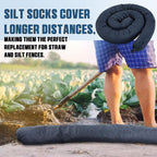 2 Pcs Sediment Filter Erosion Control Blanket Silt Fence Sock with