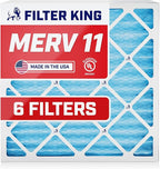 Filter King 16.25x21.5x1 Air Filter | 6-PACK | MERV 11 HVAC Pleated A/C Furnace by FilterKing