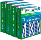 Filterbuy 17.5x21x5 Air Filter MERV 13 Optimal Smoke & Allergy Defense by Filterbuy