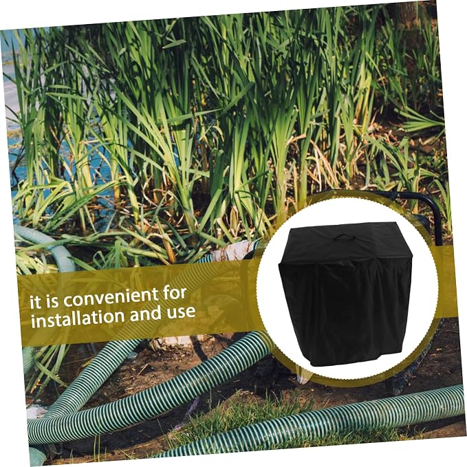 MERRYHAPY Pool Sand Pump Cover Easy Install Garden Filter Equipment Protection - Image 7