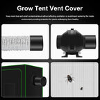 MELONFARM Air Filtration Kit, 8 Ft Ducting & Rubber Coupler, Air Cooling and - Image 8