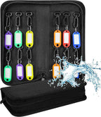 Portable Zippered Key Organizer, Waterproof Key Case