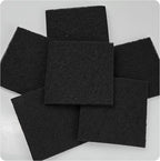 6PCS 5” Square Compost Bin Charcoal Filters, 0.4” Thick Activated Carbon Filters - Image 5