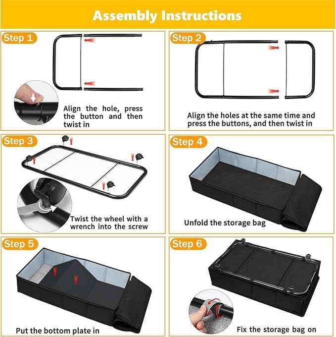 Large Sturdy Under Bed Storage