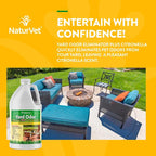 NaturVet – Yard Odor Eliminator Plus Citronella Spray – Eliminate Stool and - Image 3