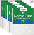 Nordic Pure 20x25x1 Poly Green MERV 6 AC Furnace Air Filters – Reduces Dust by NordicPure