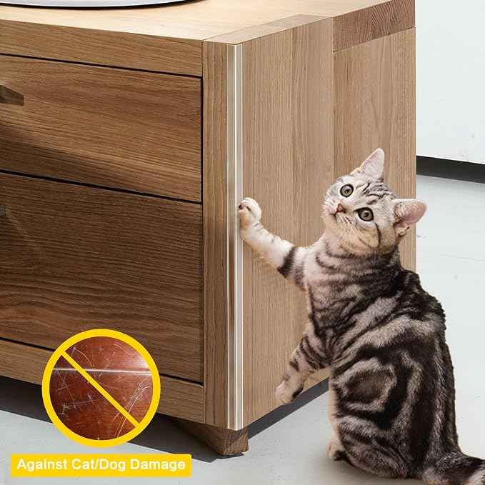 Clear Self-Adhesive Mini Wall Corner Protectors, Cute Corner Guards & Edge