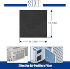 Cut to Fit Foam Pad Pre Filter, Air Purifiers Filter Replacement, Compatible - Image 2