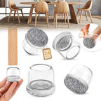 24PCS Extra Small Chair Leg Floor Protectors, Furniture Sliders, Chair Leg