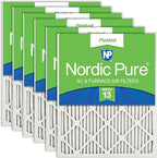 Nordic Pure 14x30x1 Pleated MERV 13 Air Filters 6 Pack by NordicPure