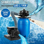 10'' Sand Pool Filter System 10000 Gallon Sand Filter - Image 5