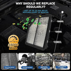 1Pcs Cabin Air Filter & 1Pcs Engine Air Filter Accessories - Image 5