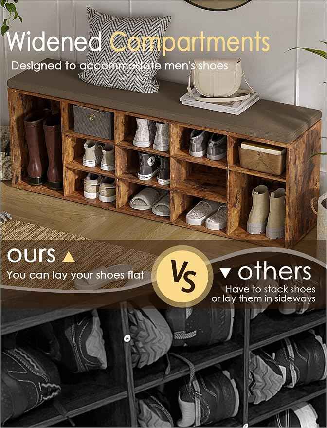 DINZI LVJ Shoe Storage Bench