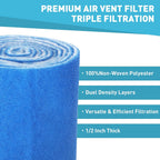 12"×140" Air Vent Filter for Home,AC & Floor Register Filter,MERV 8