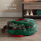 ZOBER Christmas Wreath Storage Container 30 Inch