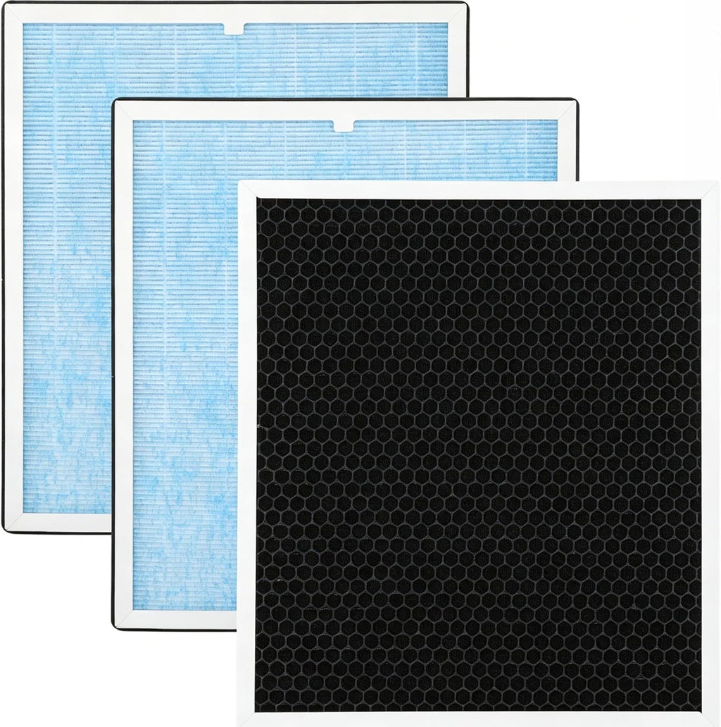 3-Pack HEPA 550 Activated Carbon Filters, MERV 13