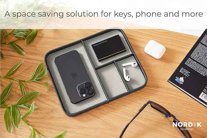 Nordik Leather Valet Tray