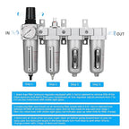 NANPU 1/2" NPT Industrial Grade 4 Stage Air Drying System - Image 4