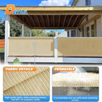 TANG Sun Shade Fabric Roll 8'x131' Shade Cloth - Image 4