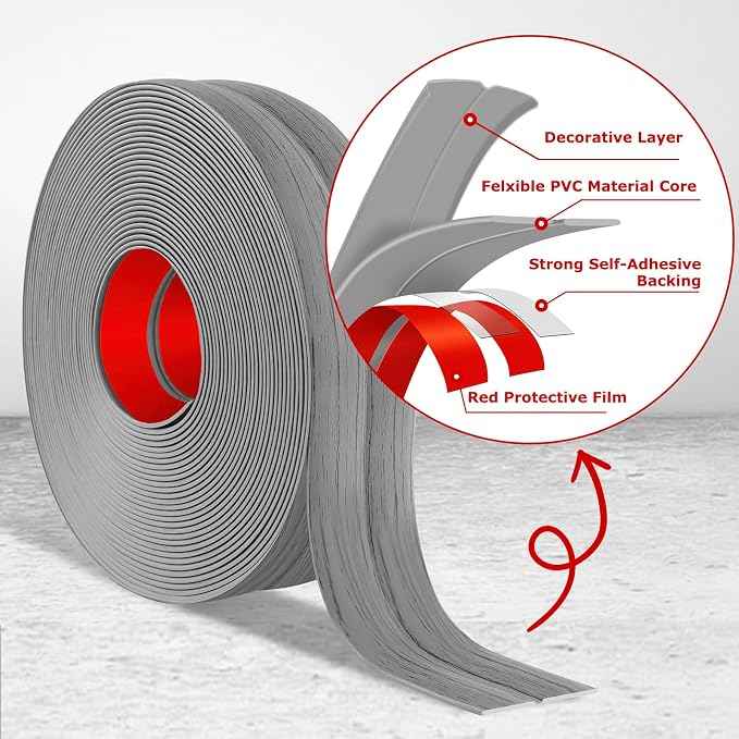 Flexible Wall Corner Protector Moulding Trim Peel and Stick Wall Corner Guards