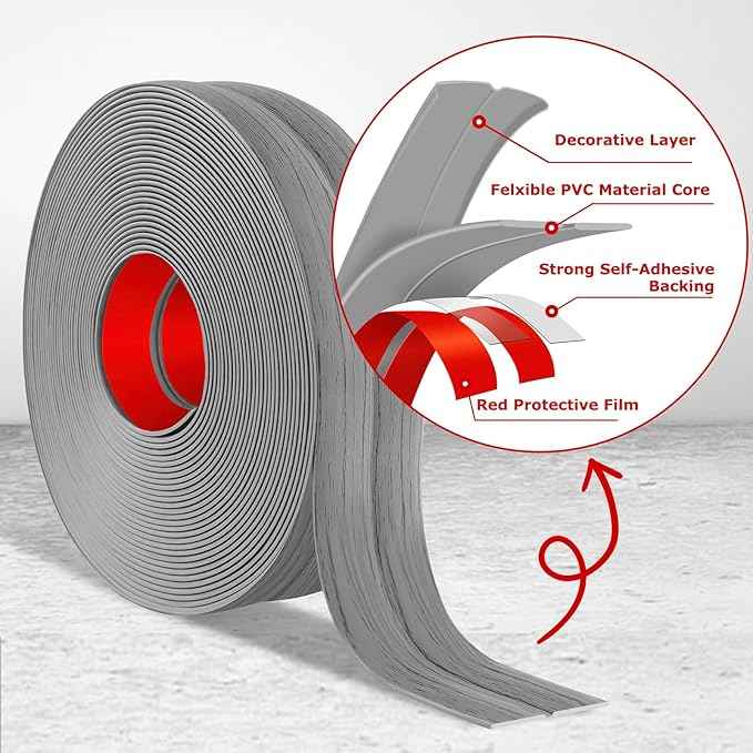 Flexible Wall Corner Protector Moulding Trim Peel and Stick Wall Corner Guards