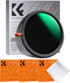 K&F CONCEPT 52mm Black Diffusion Mist Effect 1/4 & Variable ND2-32 & Circular by KFCONCEPT